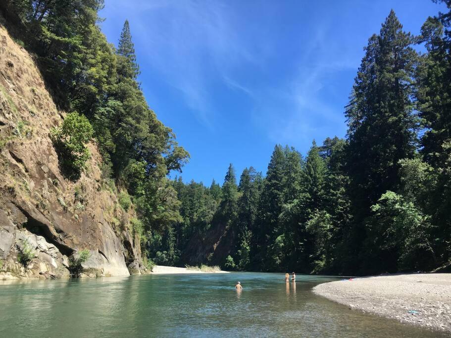 Little House In The Redwoods With A Hot Tub! Apartman Garberville Kültér fotó